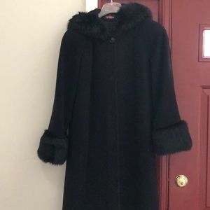 Full length wool coat